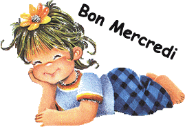 Gif animé Bon mercredi fille